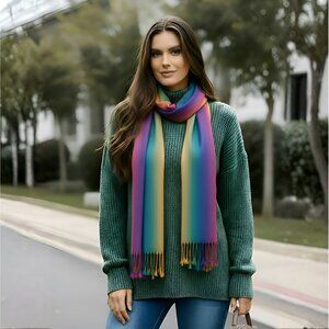 Oussum Women Viscose Silky Scarf Fashion Scarves for Winter Wear Gifts